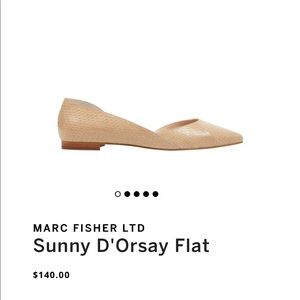 Marc Fisher Sunny D’Orsay Flat